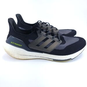 Adidas UltraBoost 21 Men’s Sz 13 Road Running Shoes Black FY0374
